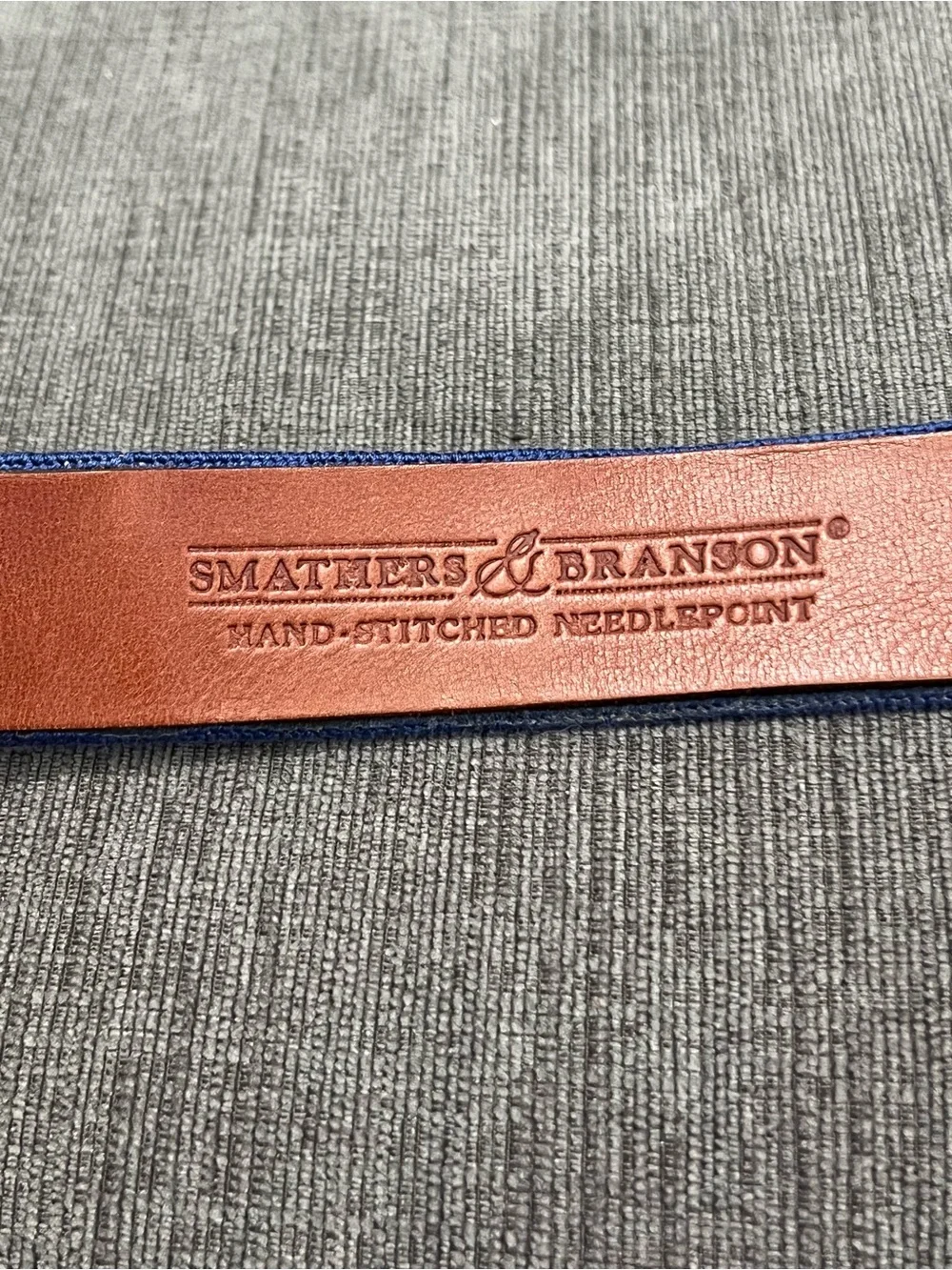 Smathers & Branson Needlepoint Belt 42